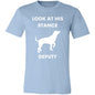 LOOK AT HIS STANCE DEPUTY ROUND NECK T-SHIRT
