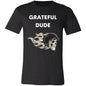 GRATEFUL DUDE SKELTON HELMET FLAME T-SHIRT
