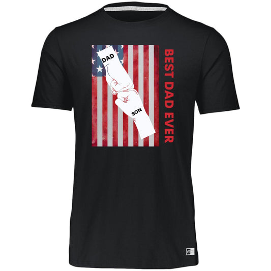 DAD AND SON FLAG FIST BUMP T-SHIRT   YOUTH