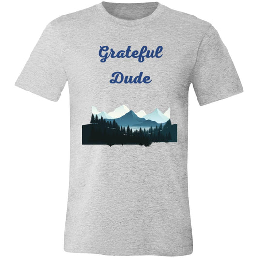 Grateful Dude Mountain Scene Round Neck