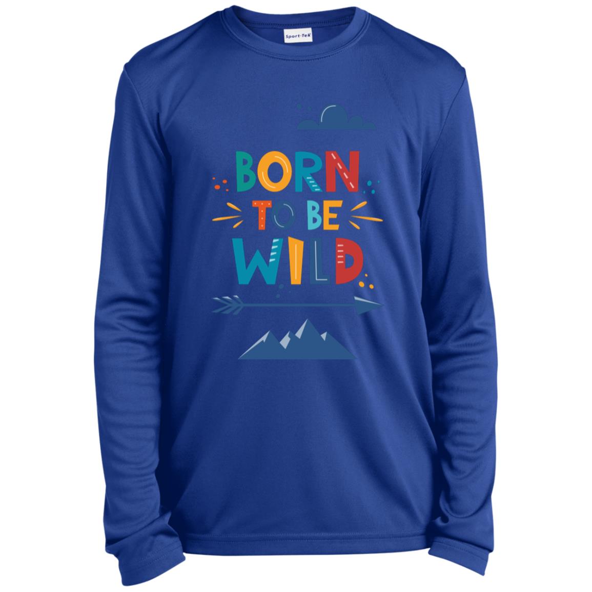 BORN TO BE WILD LONG SLEEVE YOUTH T-SHIRT