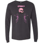 SPOOKY SKELETON HEAD  LONG SLEEVE T-SHIRT