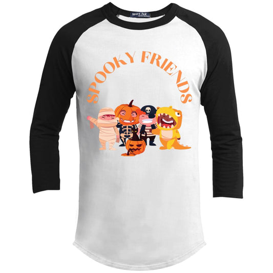 SPOOKY FRIENDS CURVED T-SHIRT