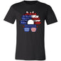 AMERICA RED WHITE BLUE T-SHIRT