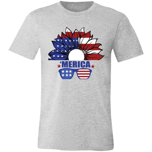 AMERICA RED WHITE BLUE T-SHIRT