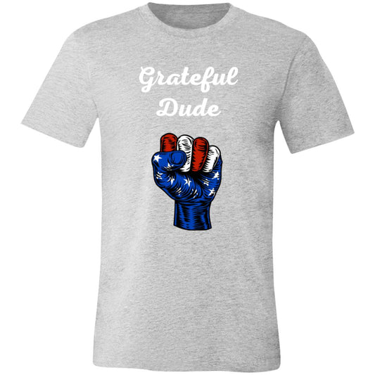 Grateful Dude Fist Round Neck T-Shirt