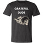 GRATEFUL DUDE SKELTON HELMET FLAME T-SHIRT