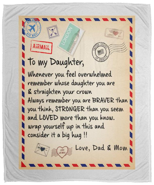 TO MY DAUGHTER BLANKET