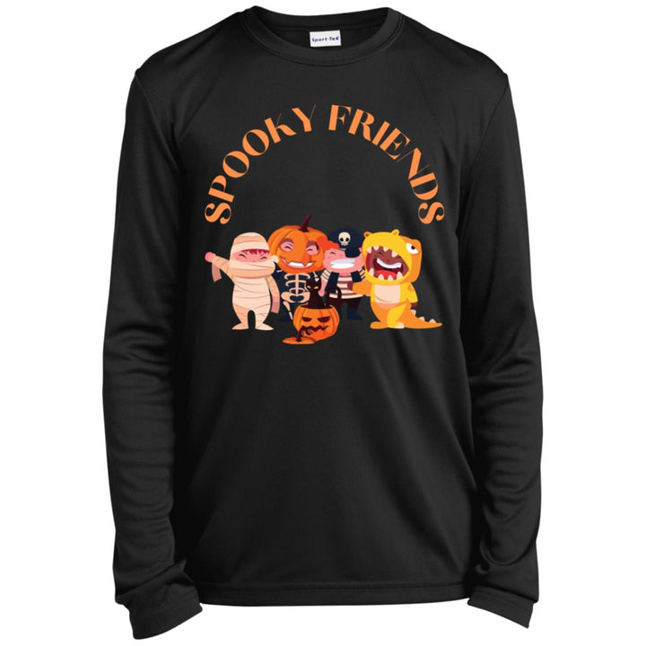 SPOOKY FRIENDS CURVED SWEATSHIRT