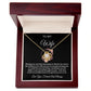 TO MY WIFE LOVE KNOT NECKLACE