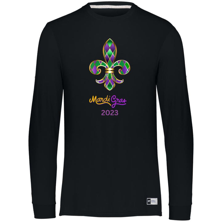 MARDI GRAS fleur de lit 02-13 64LTTM Essential Dri-Power Long Sleeve Tee