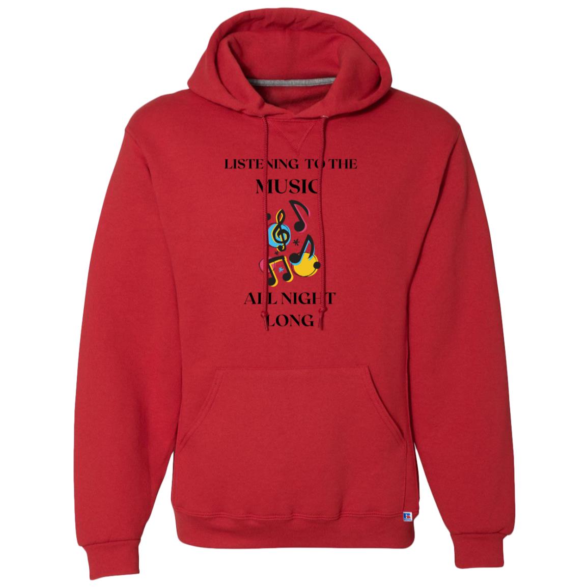 LISTENING TO THE MUSIC ALL NIGHT LONG 695HBM Dri-Power Fleece Pullover Hoodie