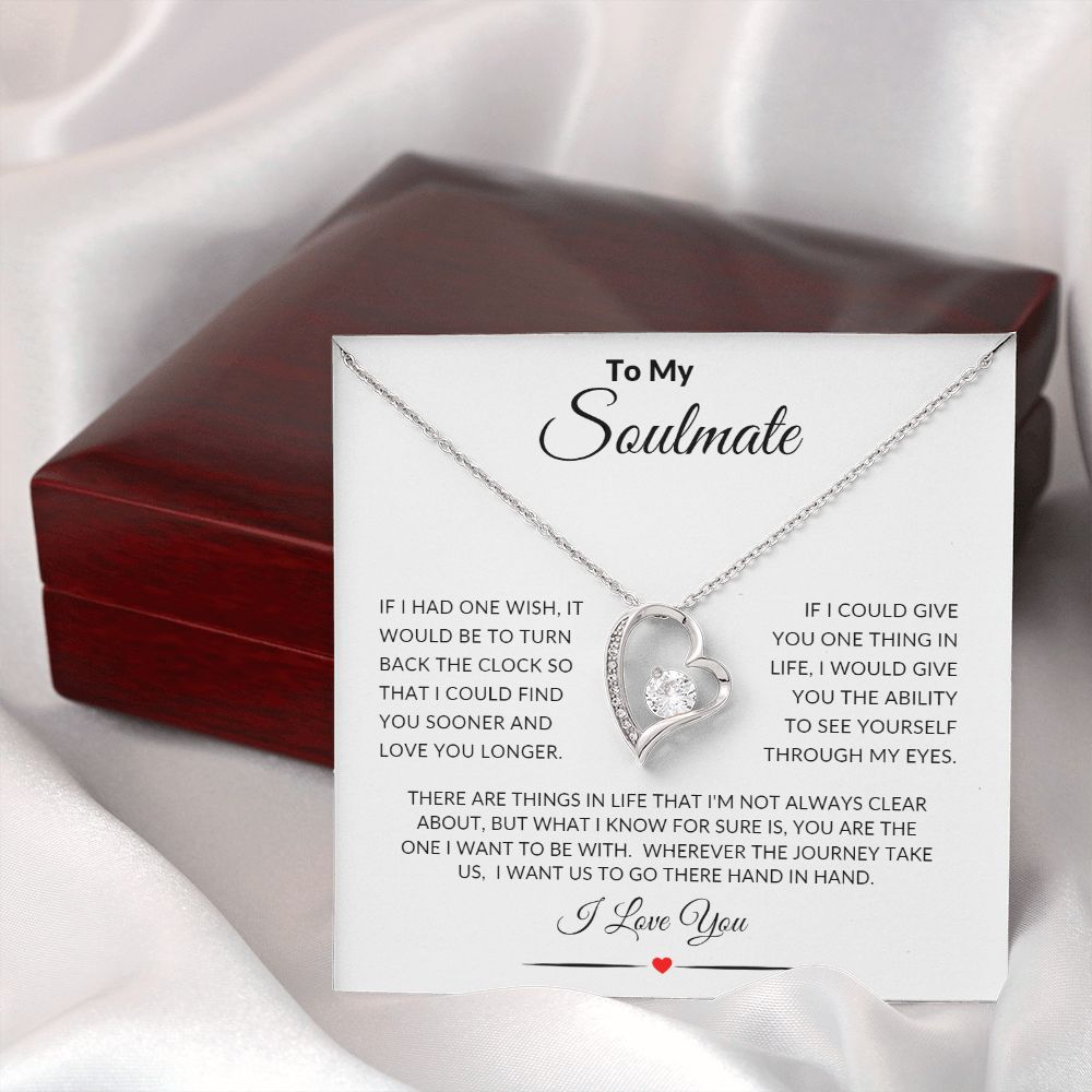 TO MY SOULMATE FOREVER LOVE NECKLACE