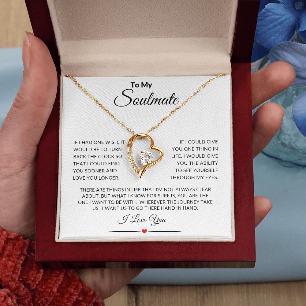 TO MY SOULMATE FOREVER LOVE NECKLACE