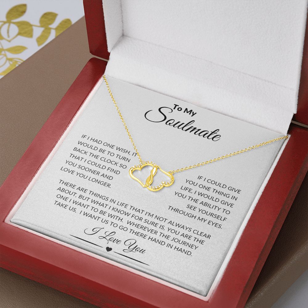 To My Soulmate Everlasting Love Necklace