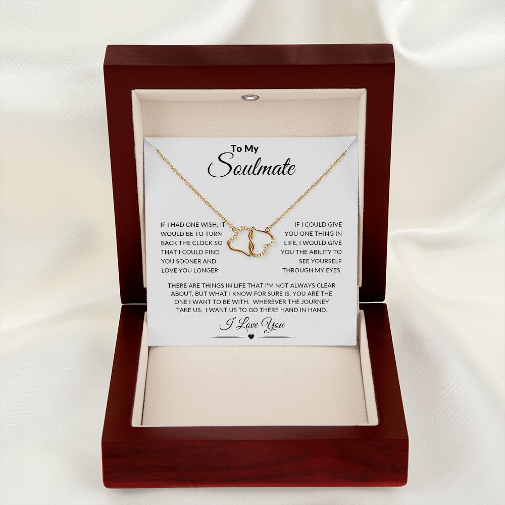 To My Soulmate Everlasting Love Necklace