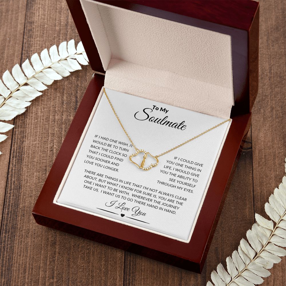 To My Soulmate Everlasting Love Necklace