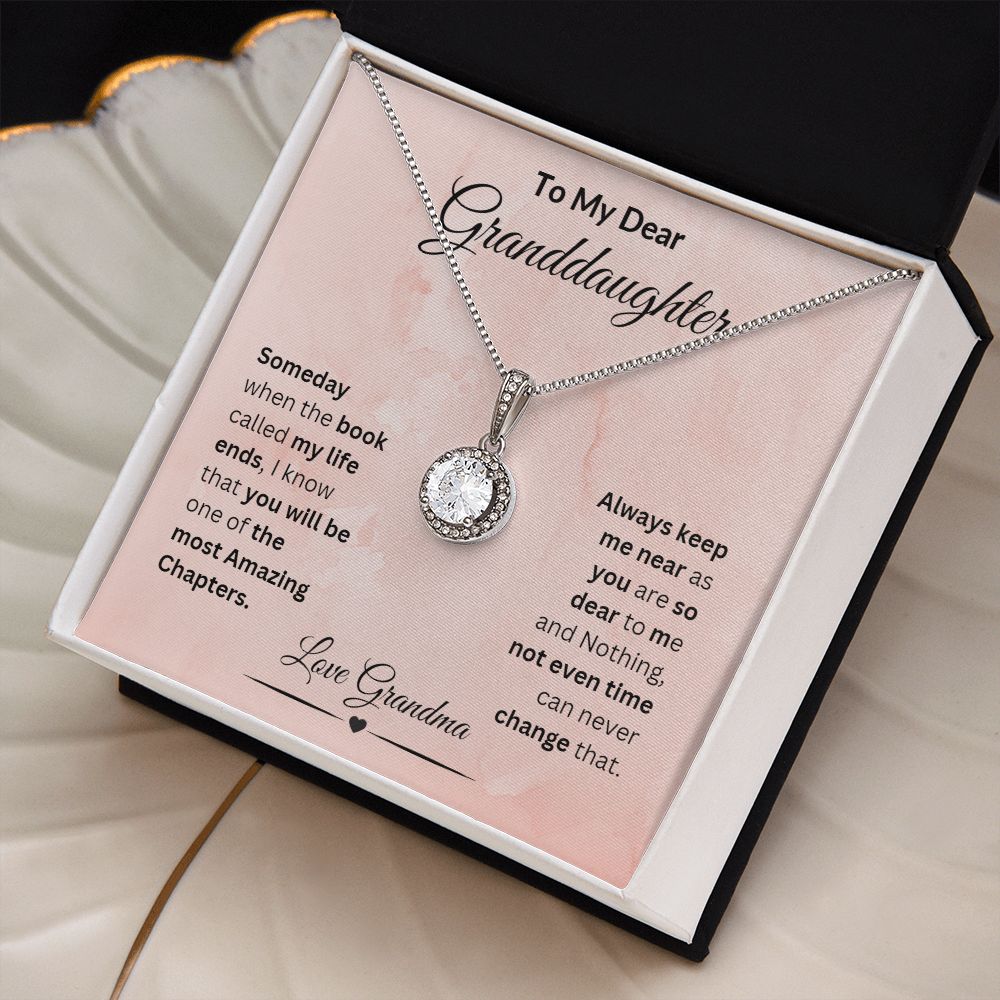 TO MY DEAR GRANDDAUGHTER  ETERNAL HOPEE NECKLACE
