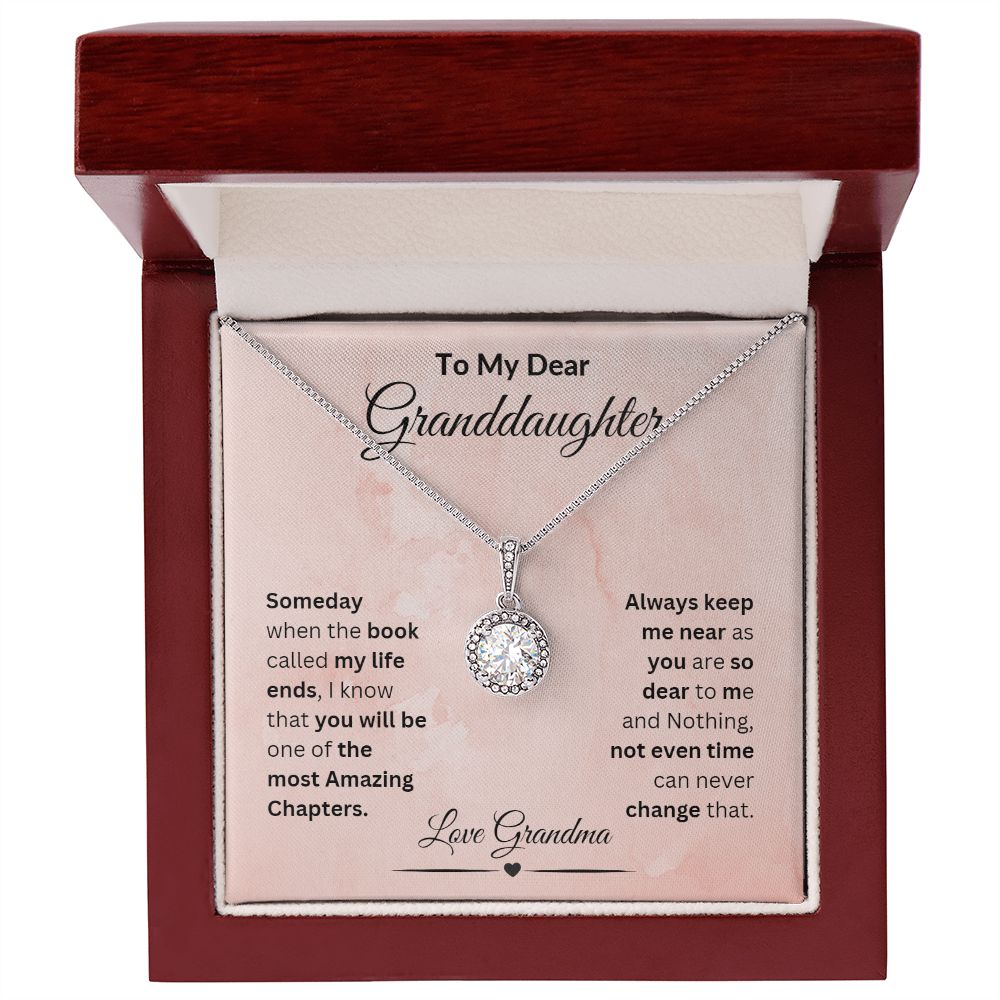TO MY DEAR GRANDDAUGHTER  ETERNAL HOPEE NECKLACE