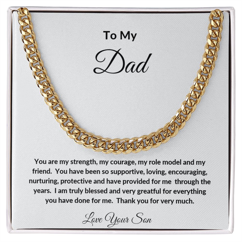 TO MY DAD LOVE YOR SON