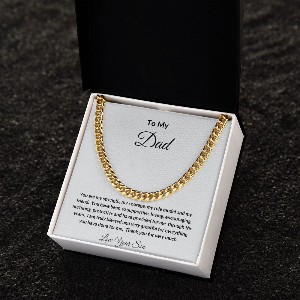 TO MY DAD LOVE YOR SON