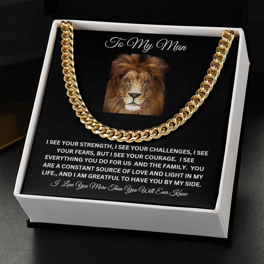 To My Man Cuban Chain
