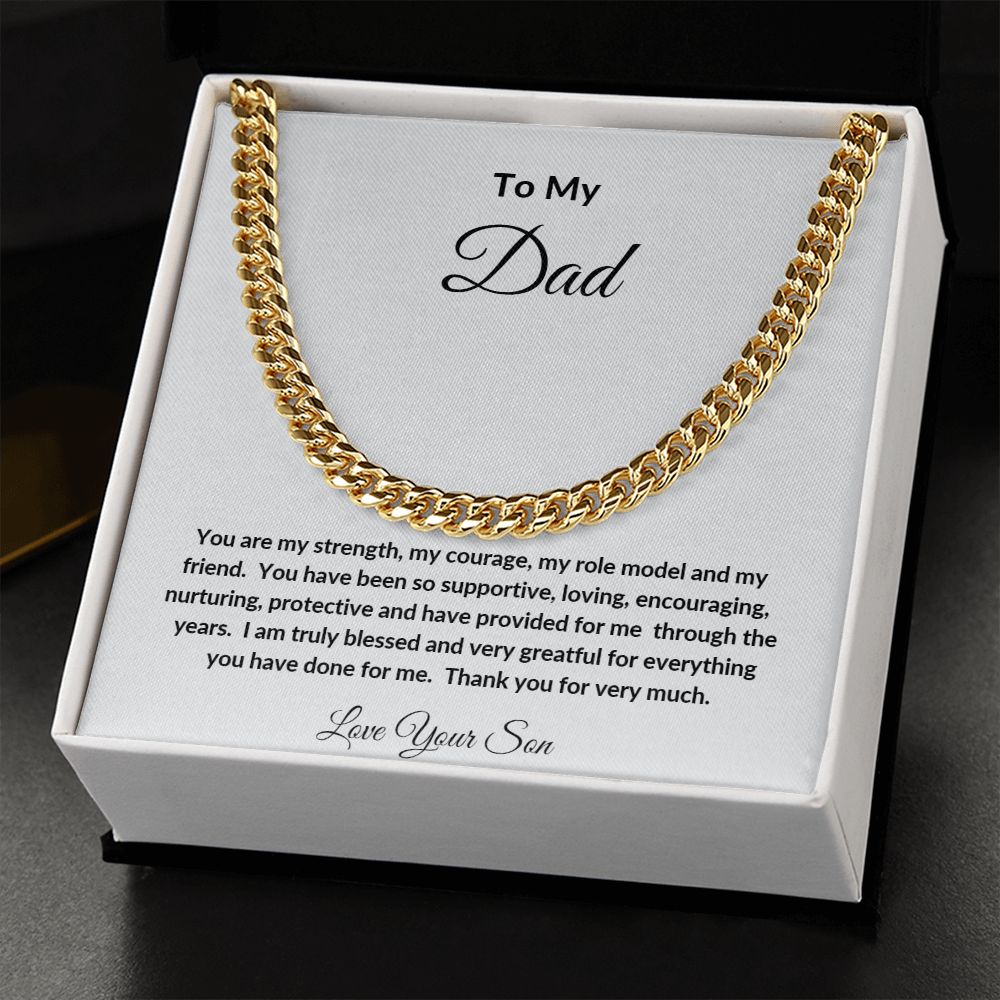 TO MY DAD LOVE YOR SON