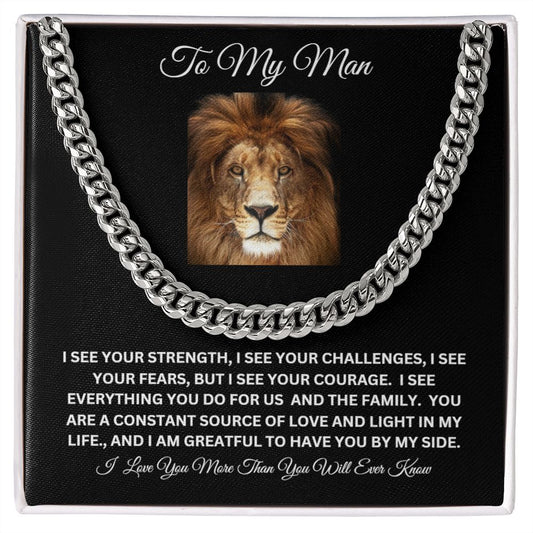 To My Man Cuban Chain