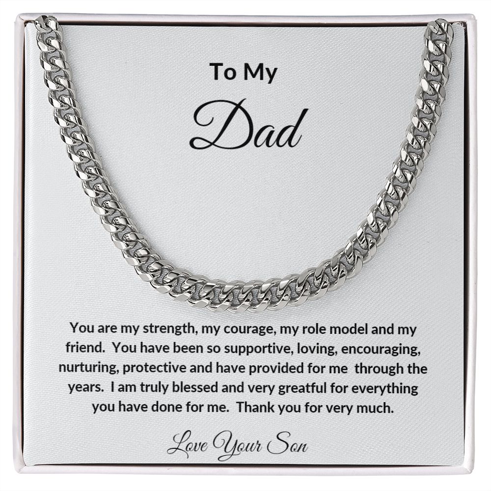 TO MY DAD LOVE YOR SON