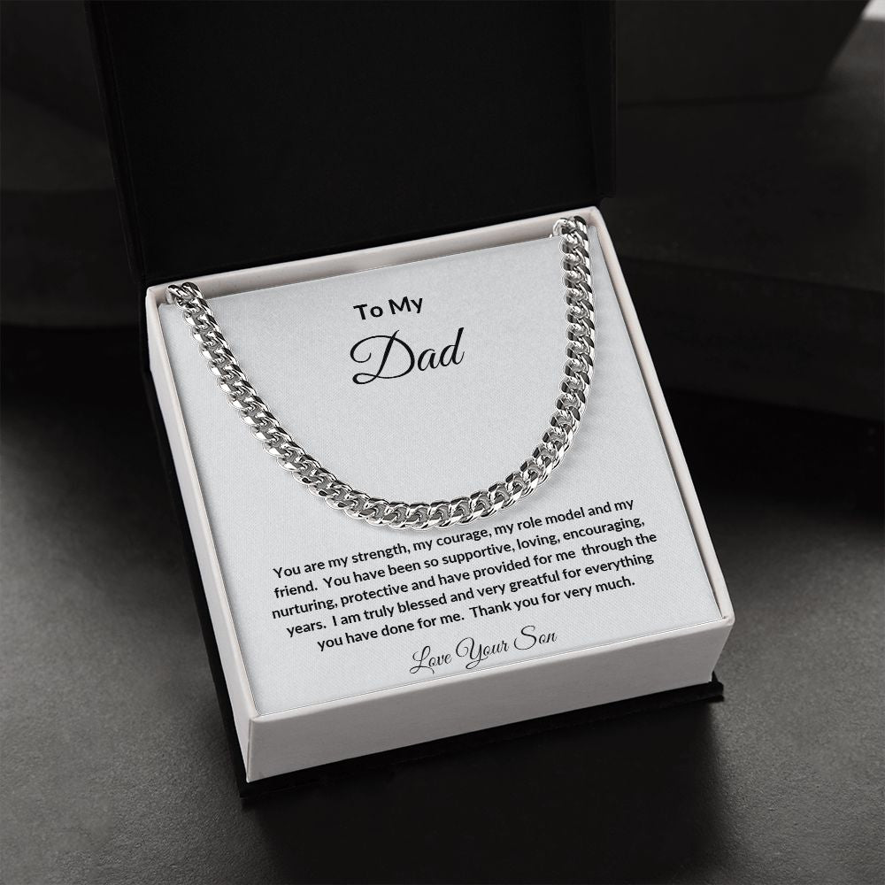 TO MY DAD LOVE YOR SON