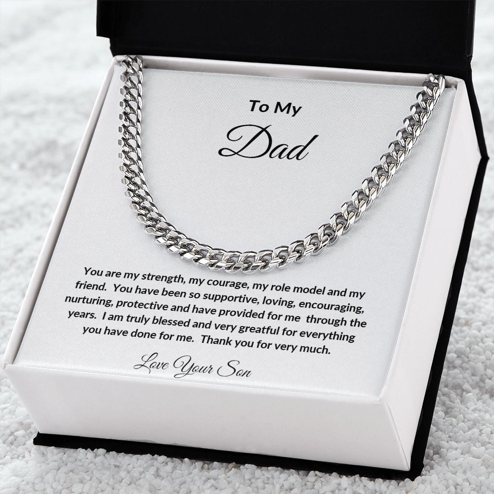 TO MY DAD LOVE YOR SON