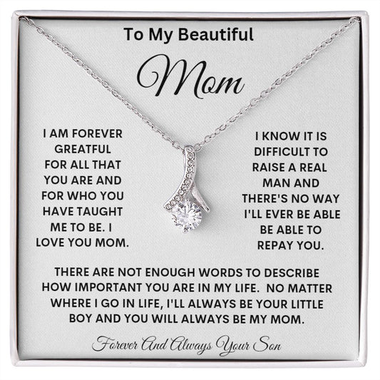 TO MY BEAUTIFUL MOM ALLURING BEAUTY