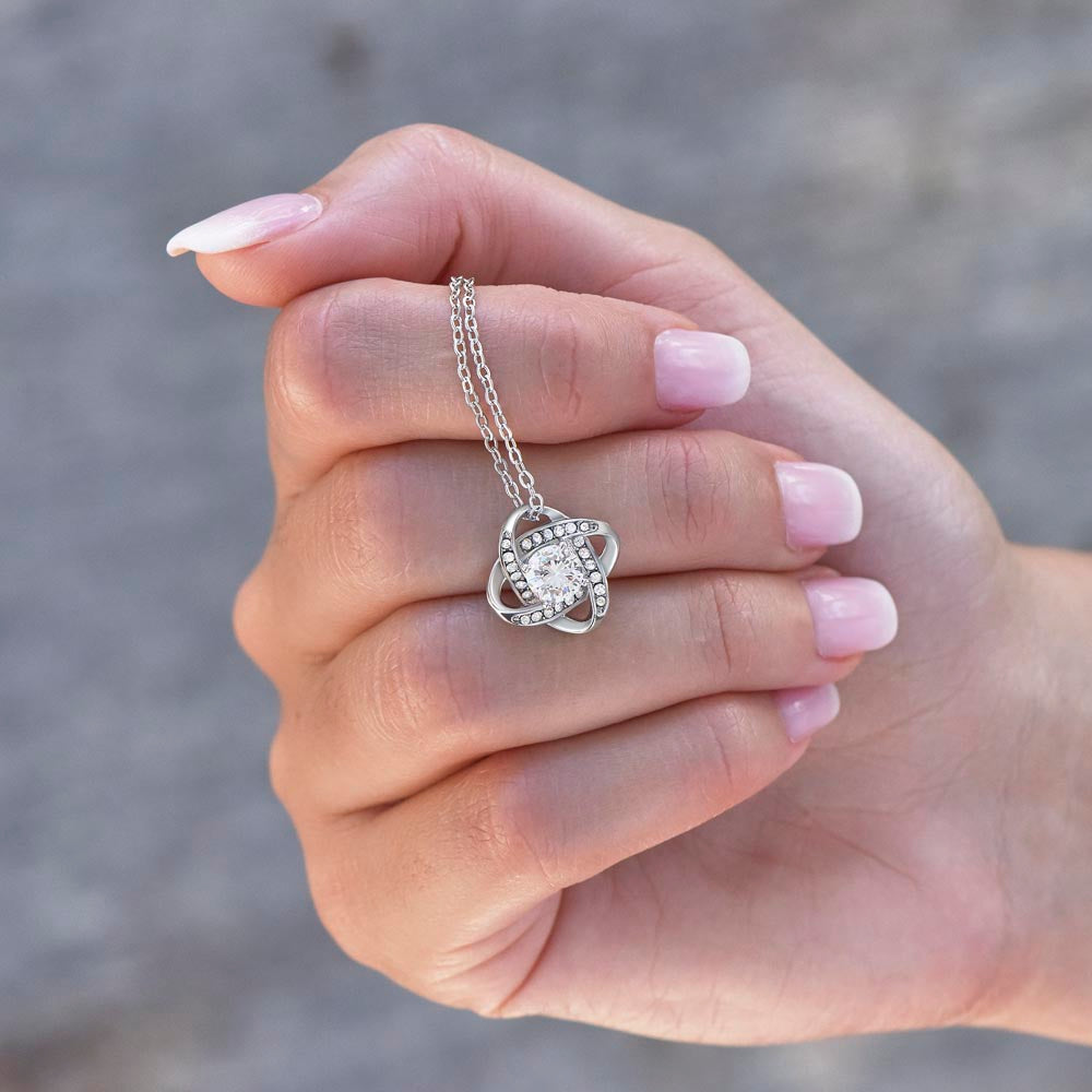 TO MY BEAUTIFUL SOULMATE LOVE KNOT NECKLACE
