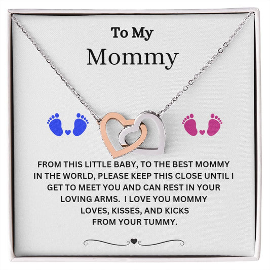 TO MY MOMMY INTERLOCKING HEARTS