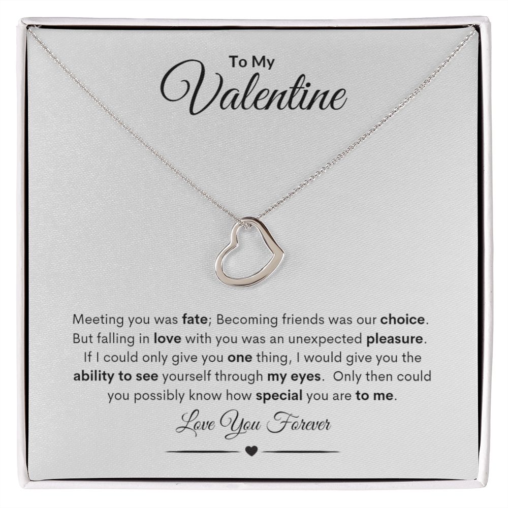 To My Valentine Forever Necklace