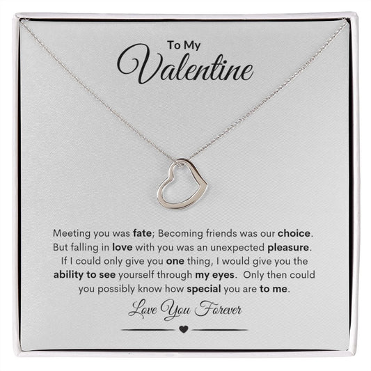 To My Valentine Forever Necklace