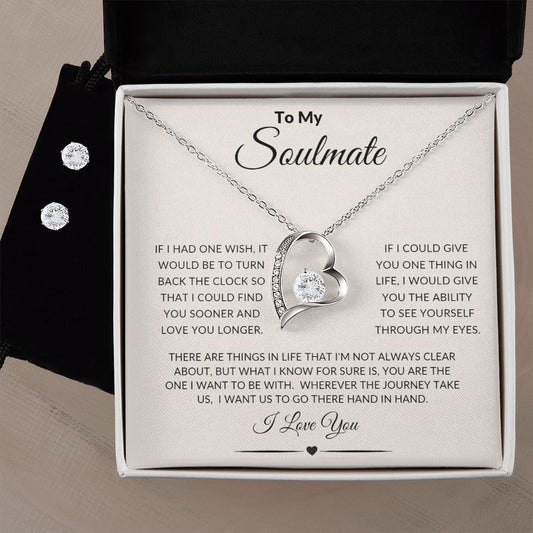 To My Soulmate Forever Love Necklace