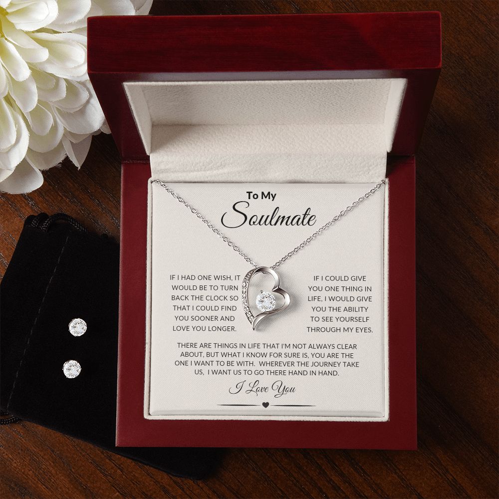 To My Soulmate Forever Love Necklace