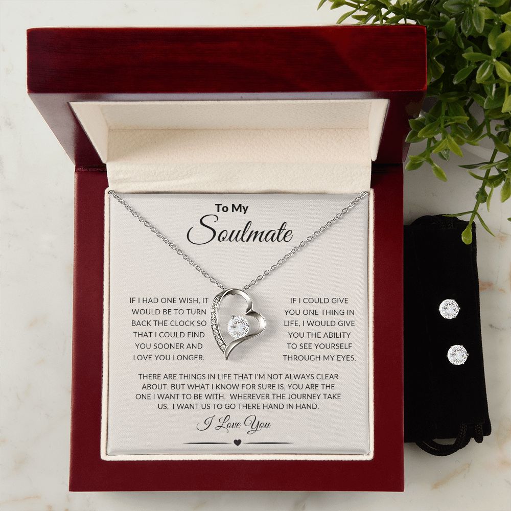 To My Soulmate Forever Love Necklace