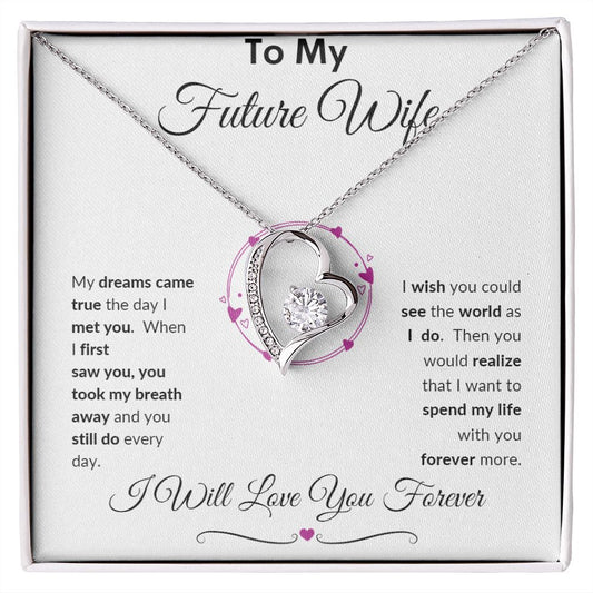 TO MY FUTURE WIFE FOREVER LOVE NECKLACE