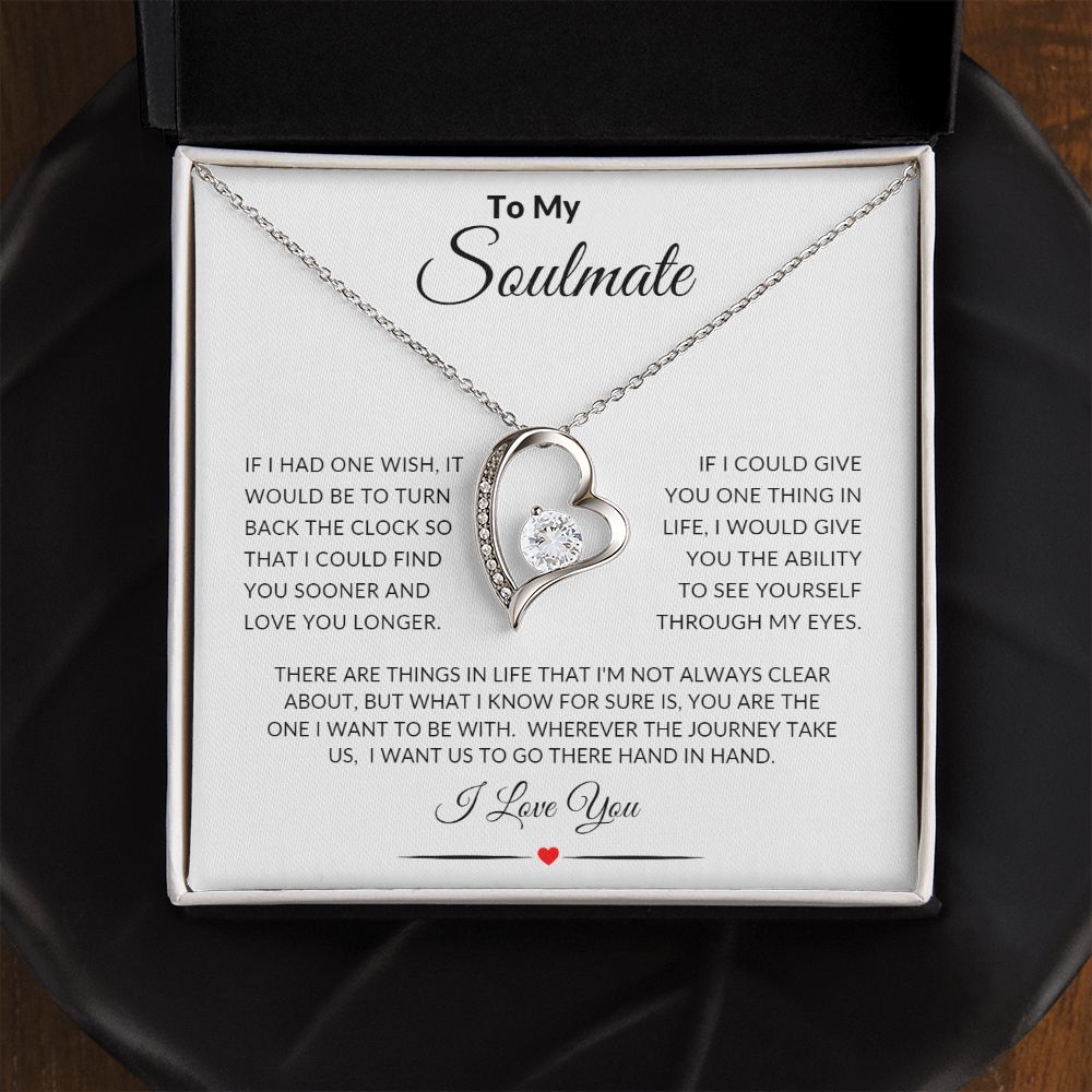 TO MY SOULMATE FOREVER LOVE NECKLACE