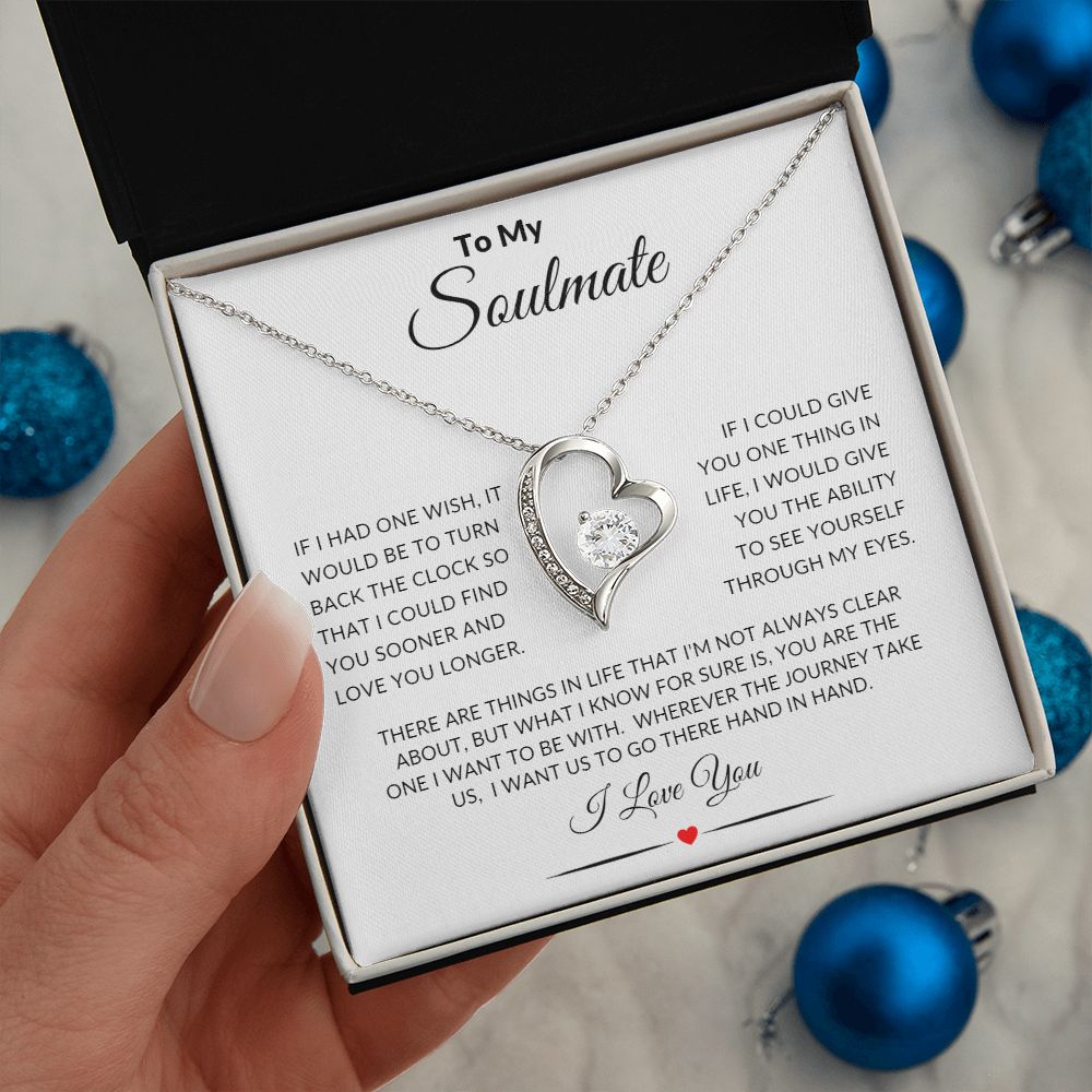 TO MY SOULMATE FOREVER LOVE NECKLACE
