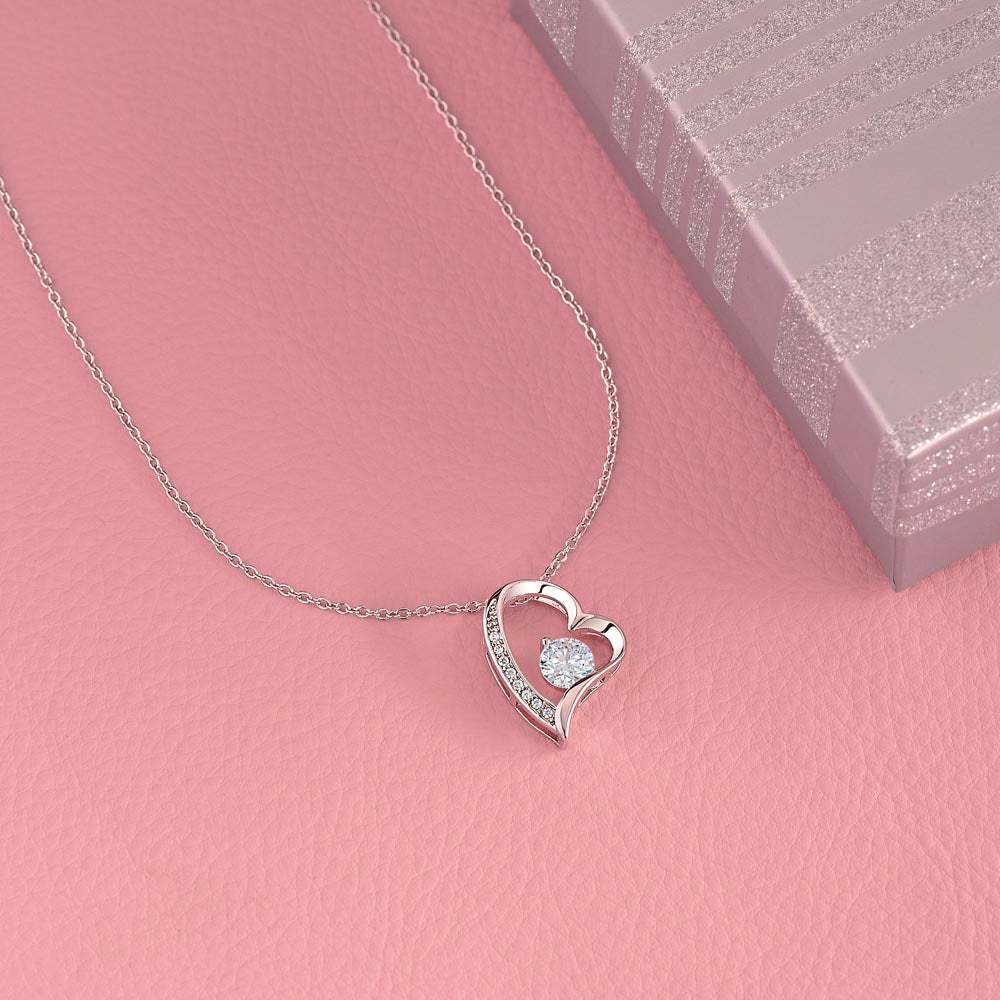 To My Daughter Forever Love Necklace