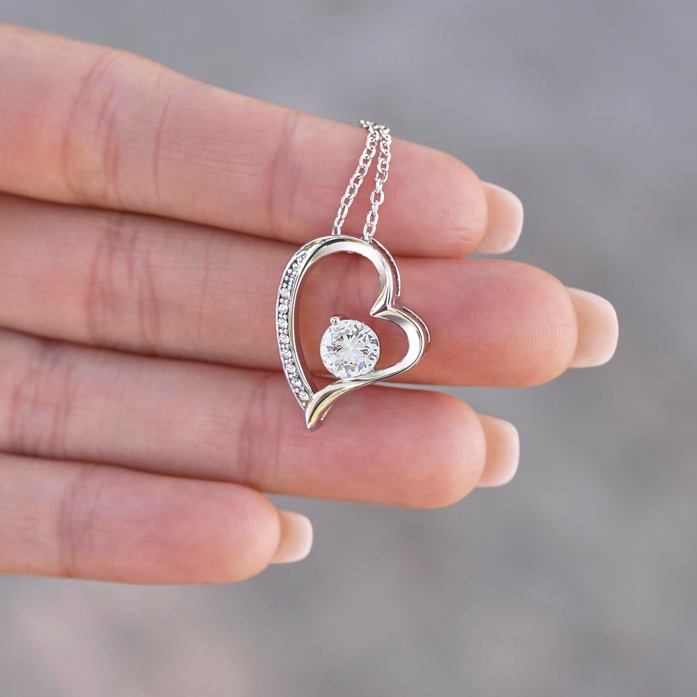 TO MY BEAUTIFUL GRANDDAUGHTER LOVE GRANDPA FOREVER LOVE NECKLACE