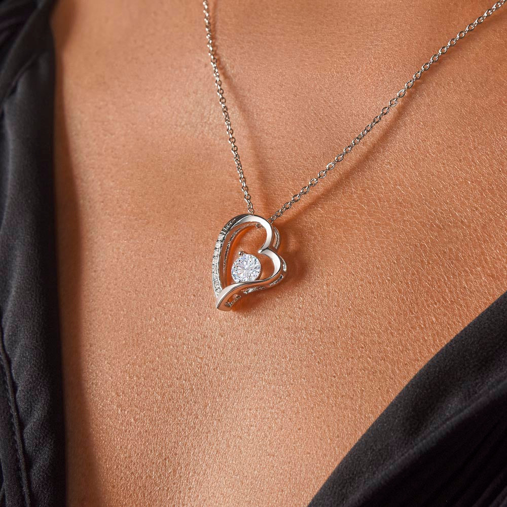TO MY BEAUTIFUL GRANDDAUGHTER LOVE GRANDPA FOREVER LOVE NECKLACE