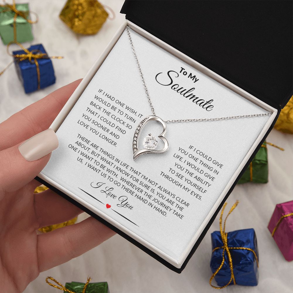 TO MY SOULMATE FOREVER LOVE NECKLACE