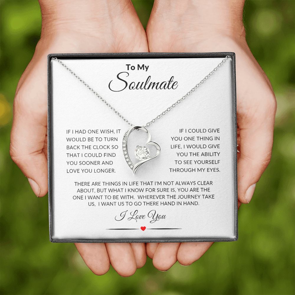 TO MY SOULMATE FOREVER LOVE NECKLACE