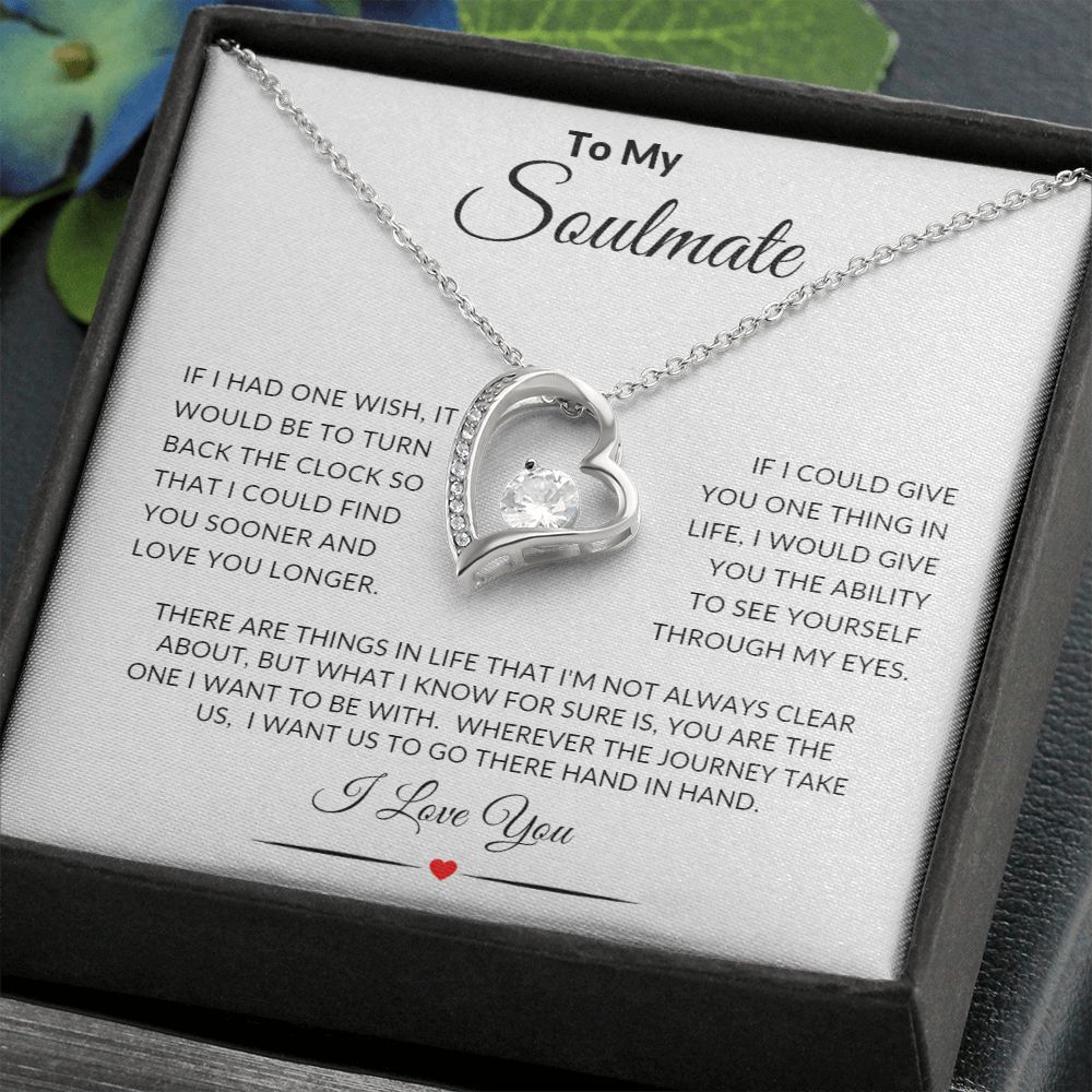 TO MY SOULMATE FOREVER LOVE NECKLACE