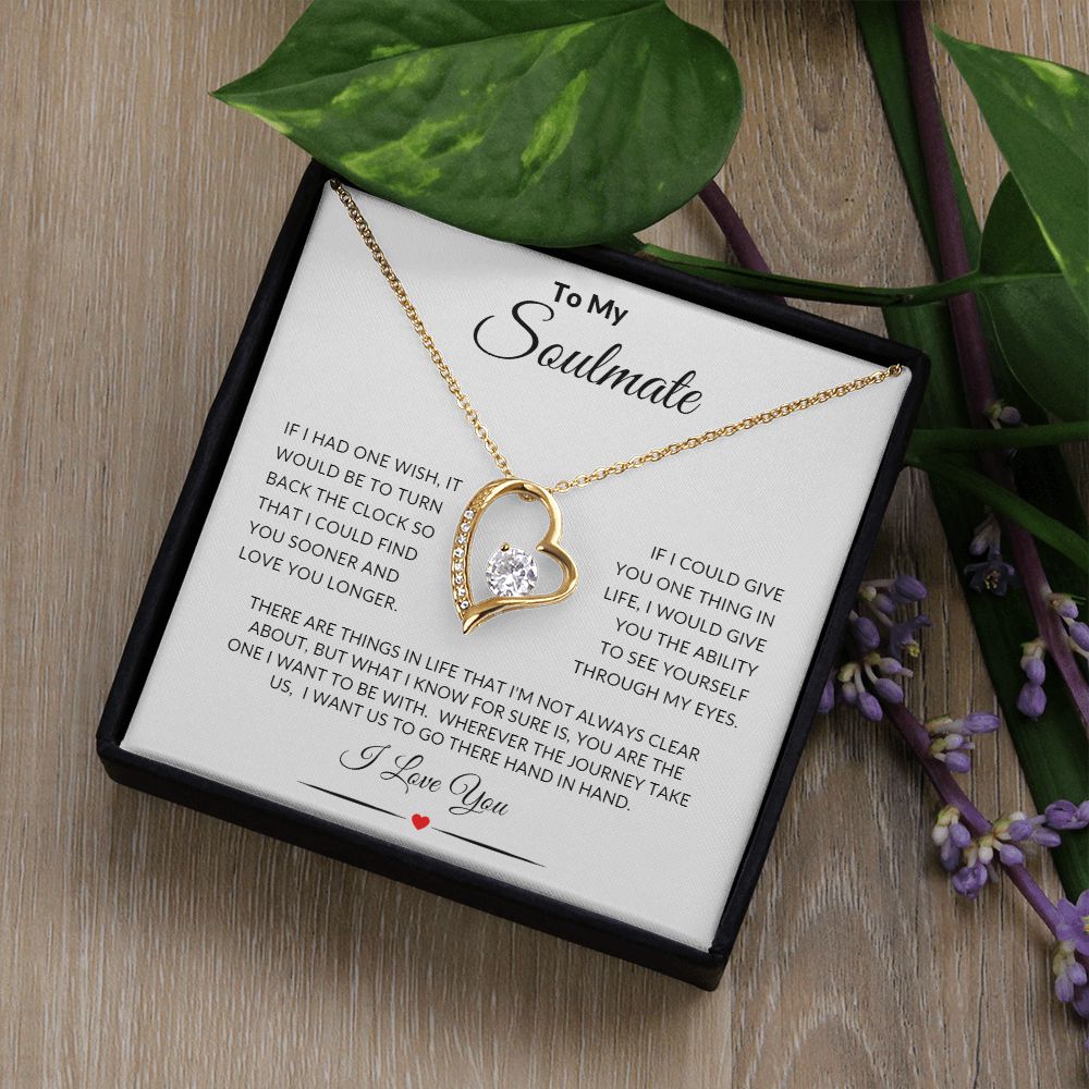 TO MY SOULMATE FOREVER LOVE NECKLACE