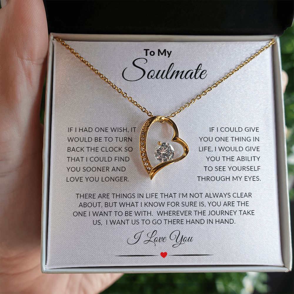 TO MY SOULMATE FOREVER LOVE NECKLACE